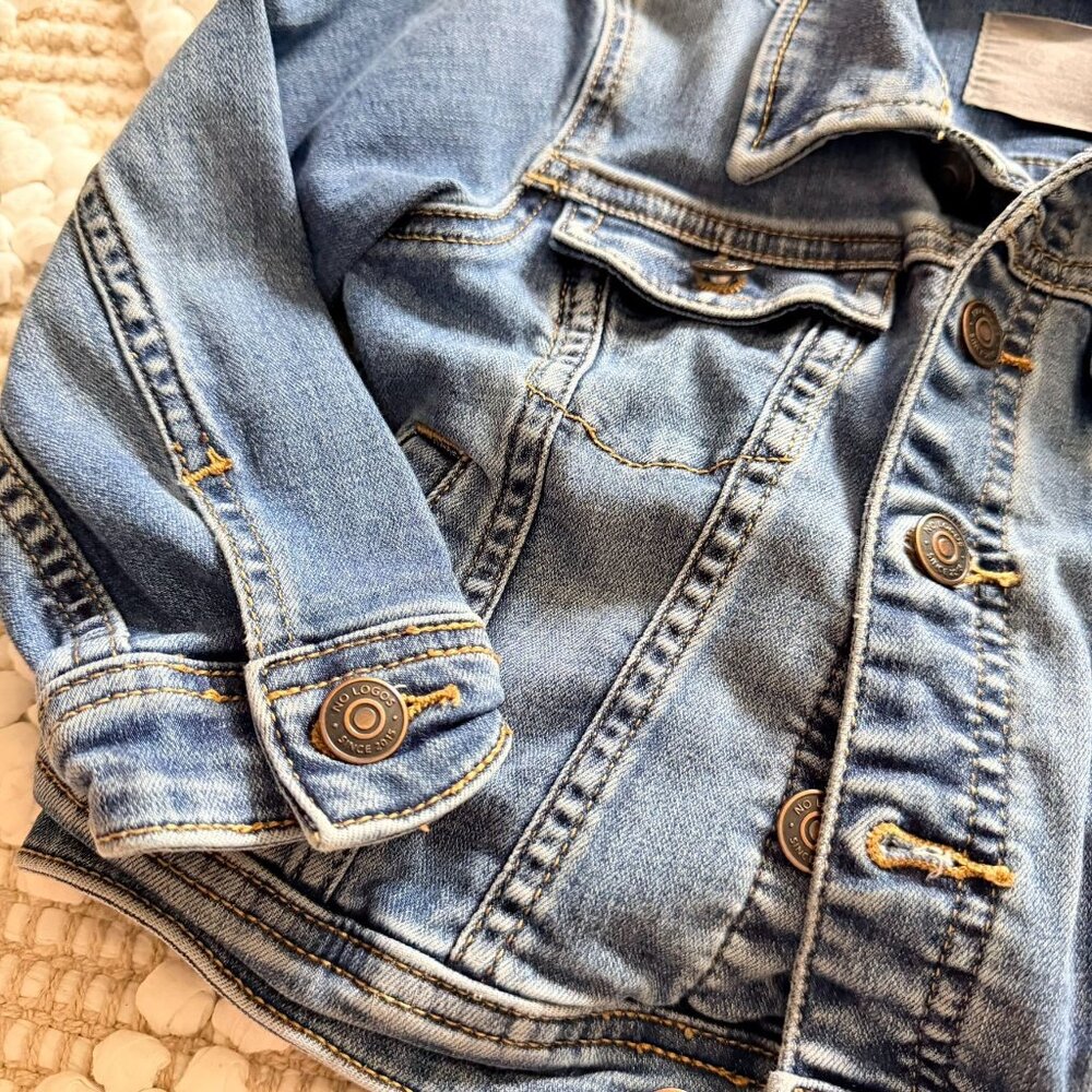 Primary Denim Jean Jacket Toddler Unisex - Picture 2 of 7